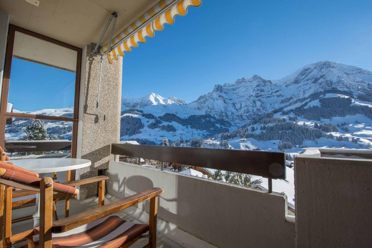 Ferienwohnung Schlegeli Adelboden Buitenkant foto
